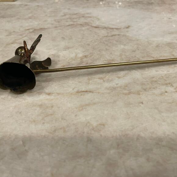 Vintage Brass Angel candle snuffer - Picture 3 of 11